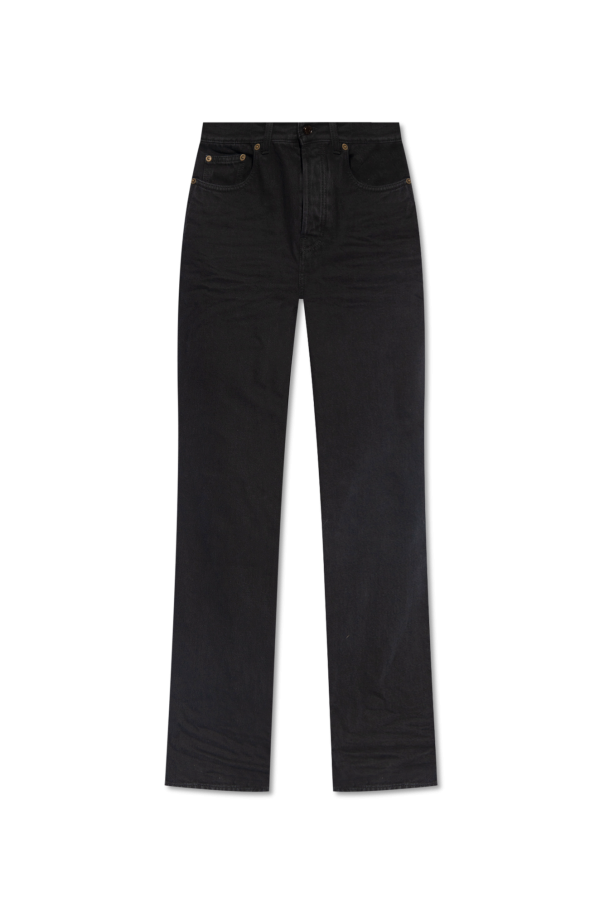 【Saint Laurent】 DENIM STRAIGHT-LEG JEANS 771399Y16PF 1290 Saint Laurent Jeans with straight legs | Women's Clothing